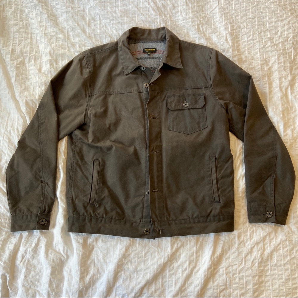 Flint and tinder waxed jacket
